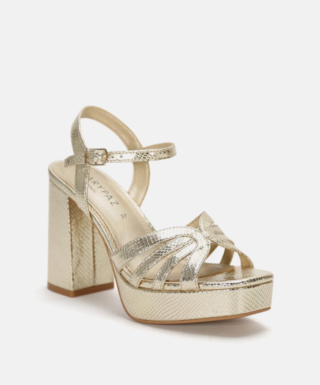 Sandalia plataforma multitiras image number null